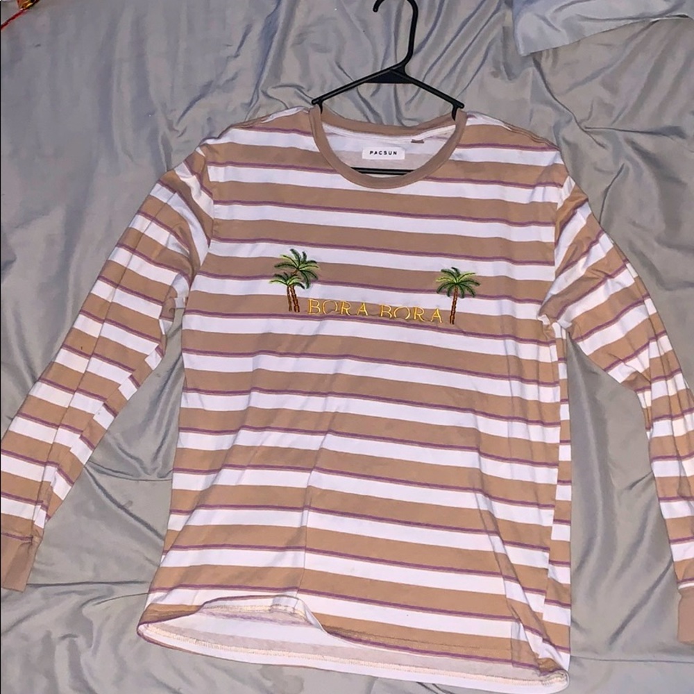 Striped bora bora tee